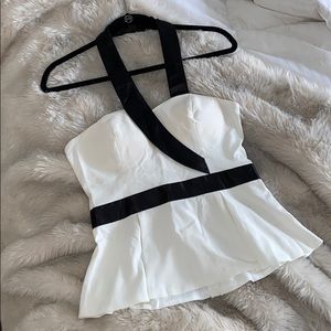 Venus Peplum and Pleat Top